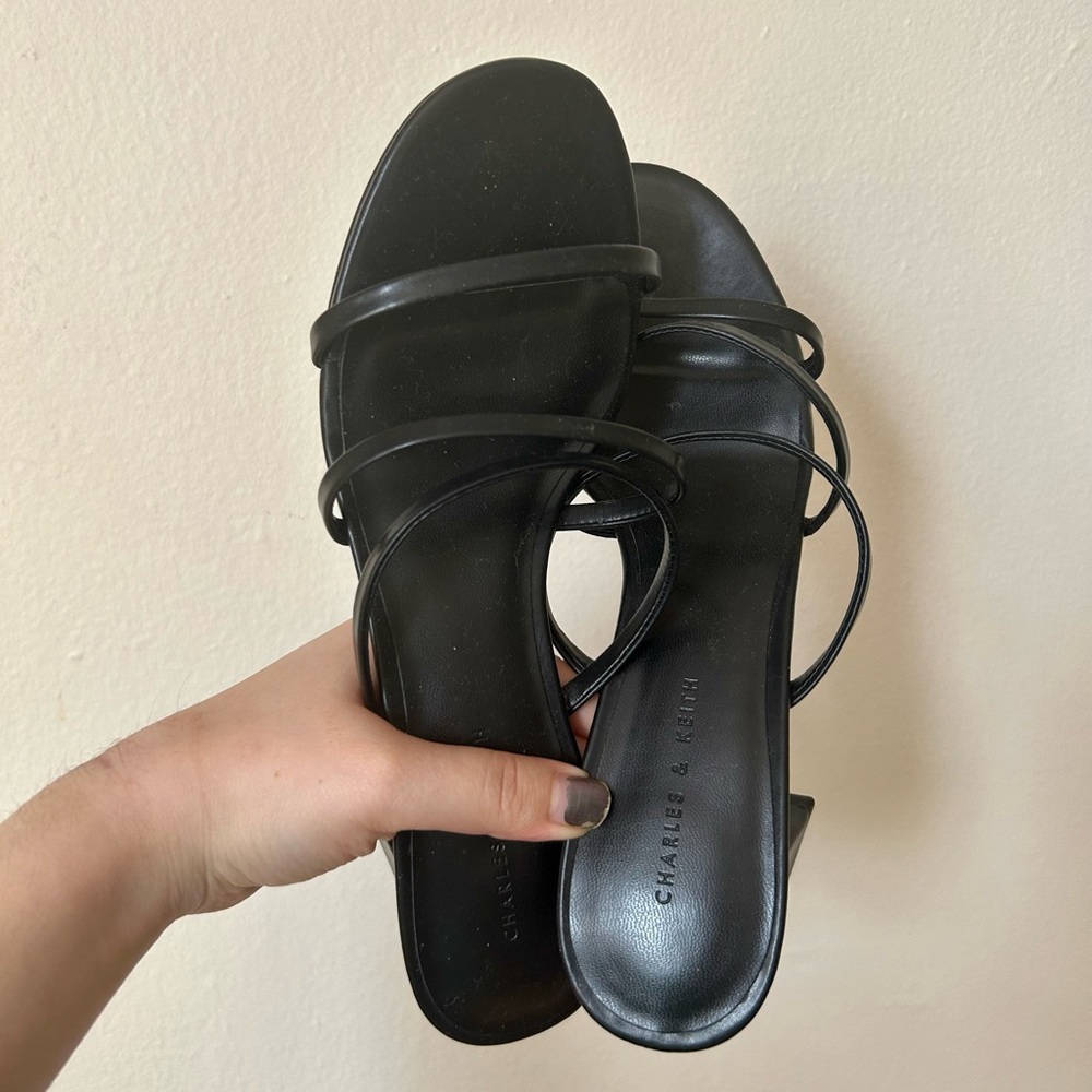 Black Strappy Sandals